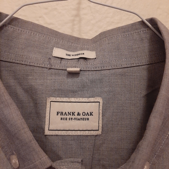 Frank and oak gray botton shirt - Picture 3 of 4